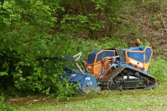 Funkraupe37 Mähraupe Göttingen Gestrüppmulchen